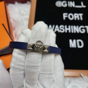 100% Authentic HERMÈS Rivale Mini Bracelet | Blue | M